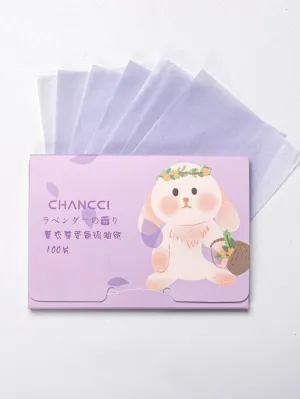 10854 1b-023 Cien Piezas Papel Absorbente De Piel Grasosa