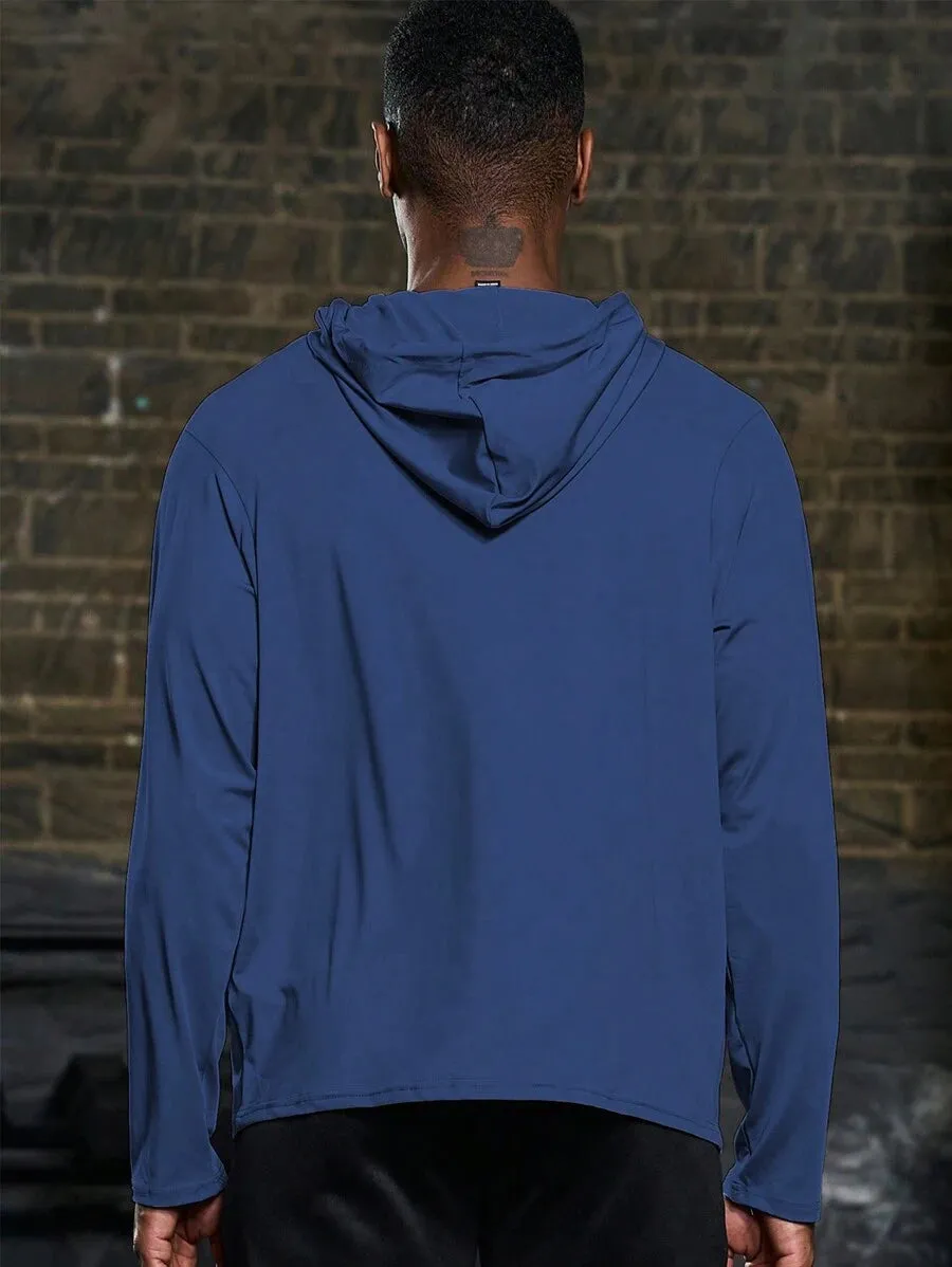 11023 1t-006 Sudadera Con Capucha De Hombre Con Estampado