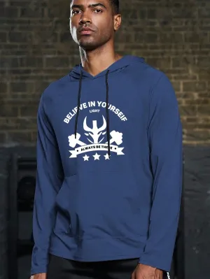 11023 1t-006 Sudadera Con Capucha De Hombre Con Estampado