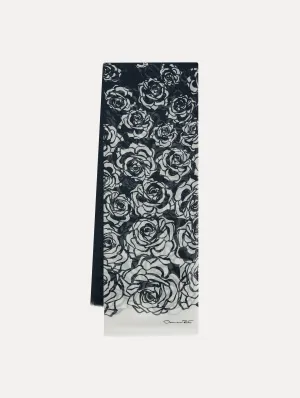 Abstract Degradé Rose Scarf