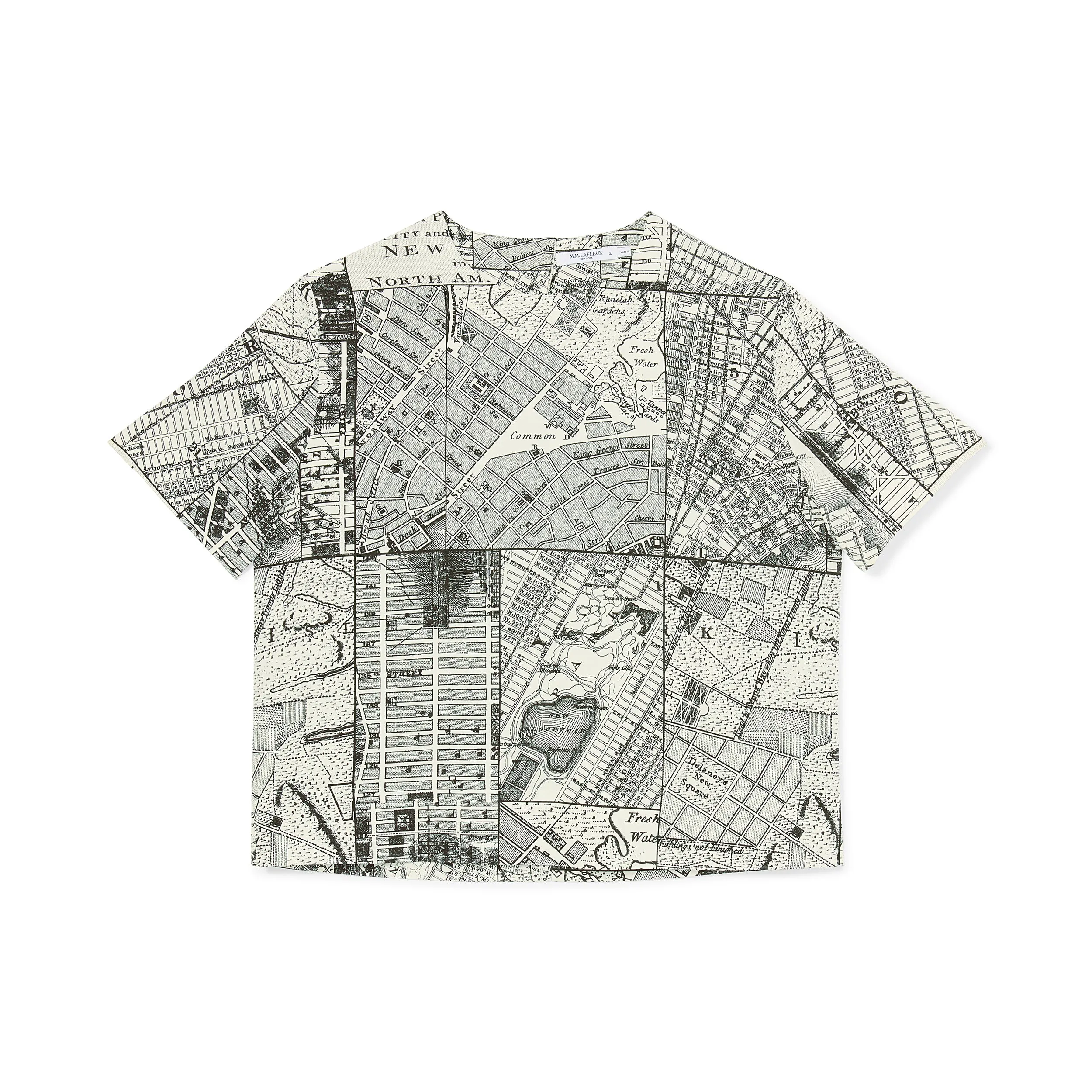 Annika Tee - Washable Silk :: Borough Print