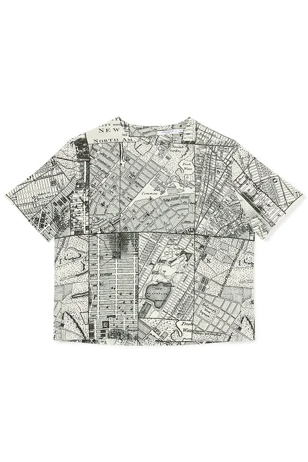 Annika Tee - Washable Silk :: Borough Print