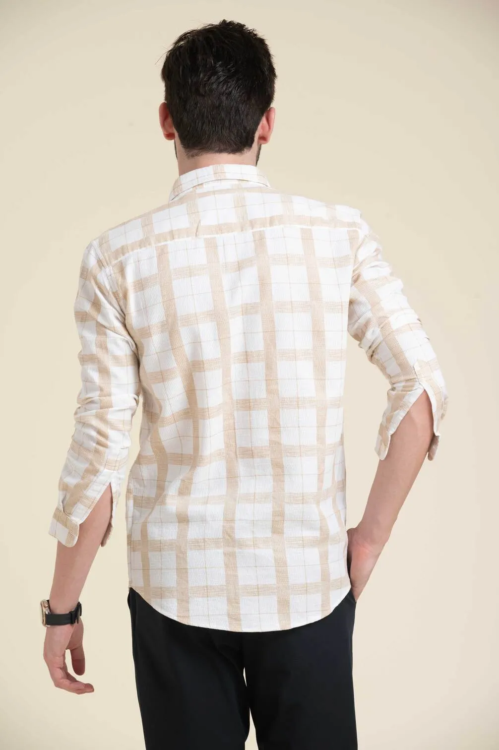 COSTA CHECK PRINT SHIRT