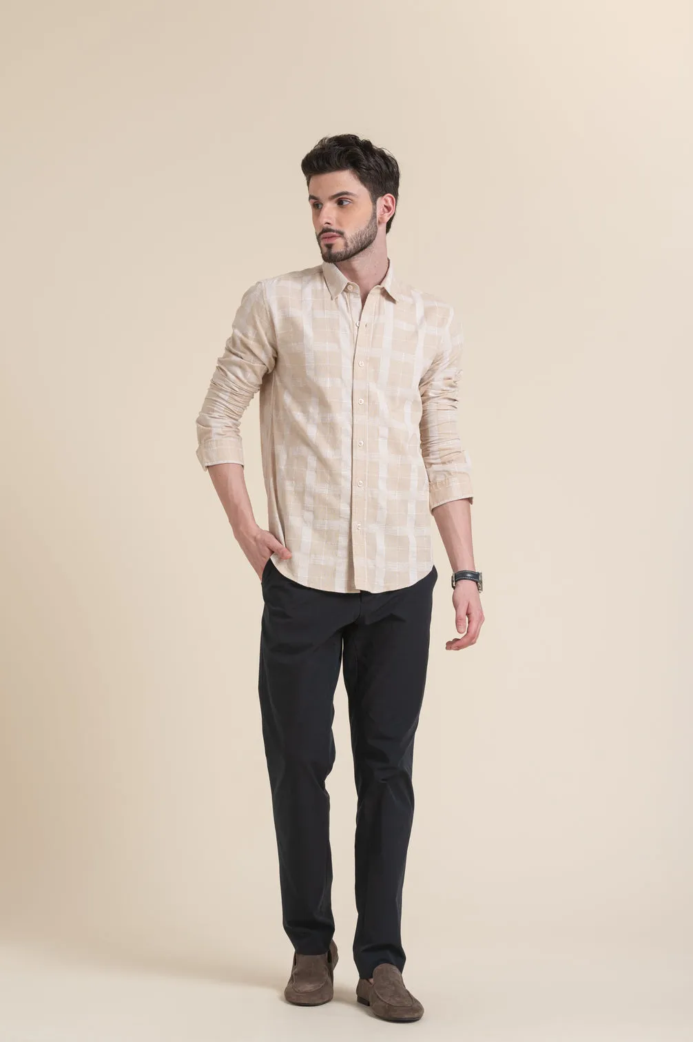 COSTA CHECK PRINT SHIRT