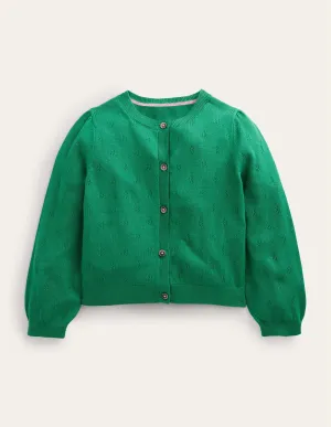 Cotton Cashmere Cardigan-Shady Glade
