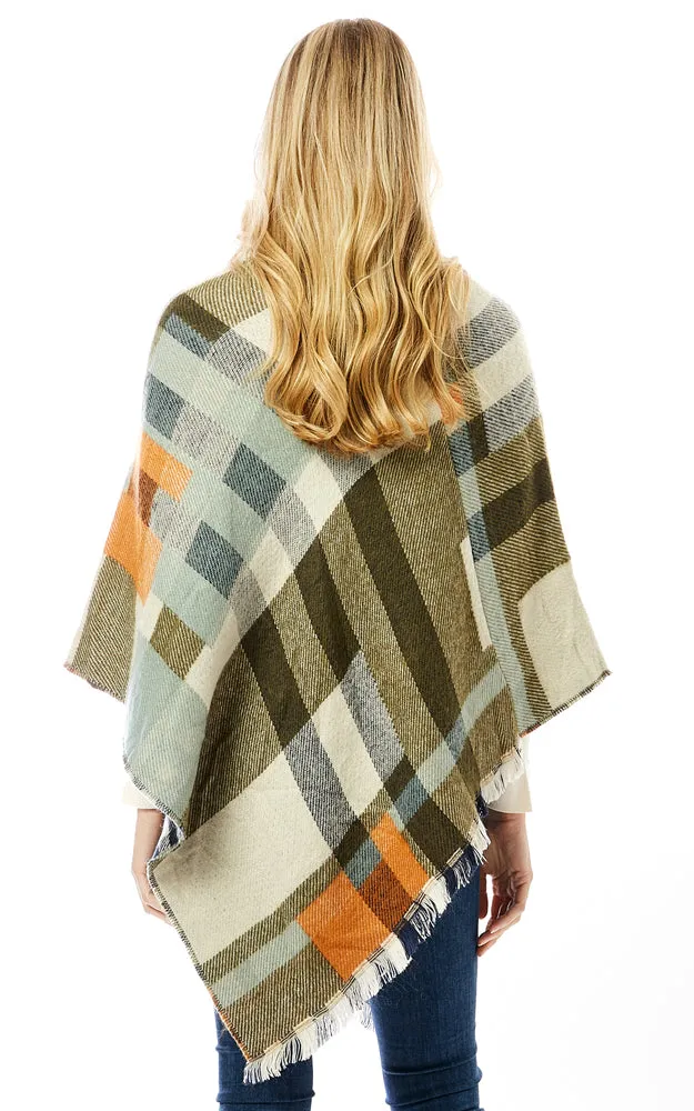 LOF902 Basic Cashmere Blend Poncho