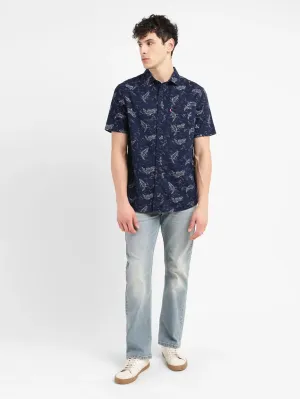 Men's Conversational Slim Fit Shirt