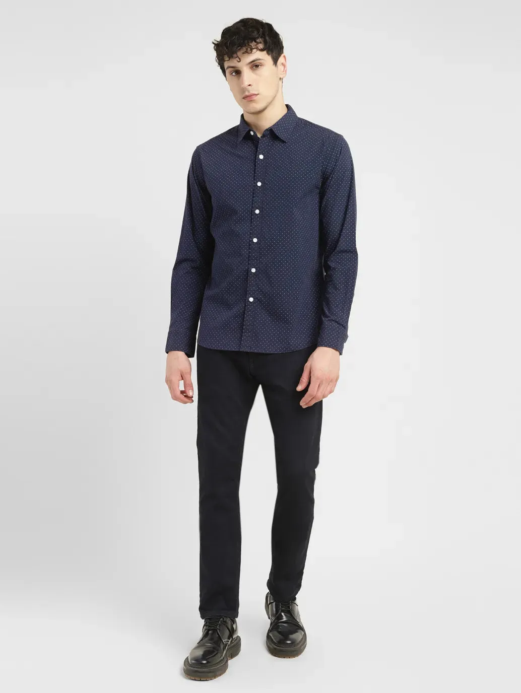 Men's Print Slim Fit Shirt