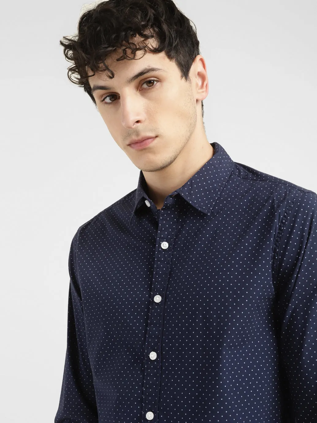 Men's Print Slim Fit Shirt